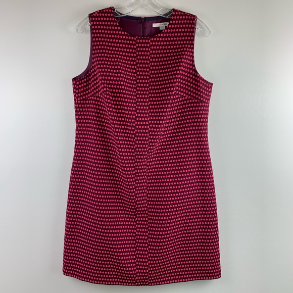 Boden Dresses & Skirts - Boden Sheath Dress Pink Polka Dots 10